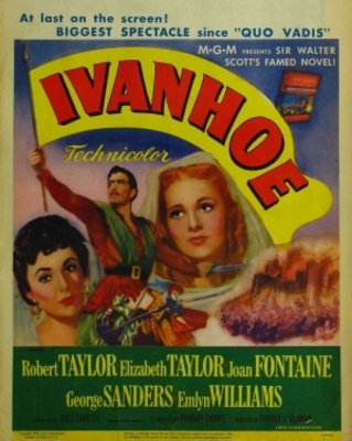 Ivanhoe movie poster (1952) wooden framed poster