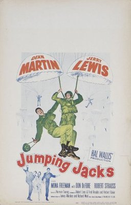 Jumping Jacks movie poster (1952) metal framed poster