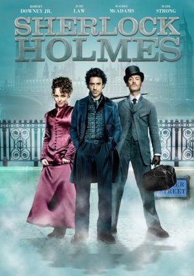 Sherlock Holmes movie poster (2009) Mouse Pad MOV_5f459a00