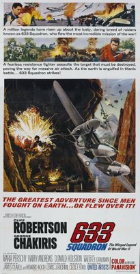 633 Squadron movie poster (1964) t-shirt