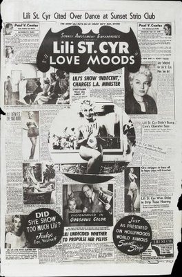Love Moods movie poster (1952) metal framed poster