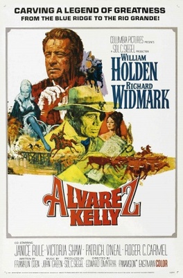 Alvarez Kelly movie poster (1966) wood print