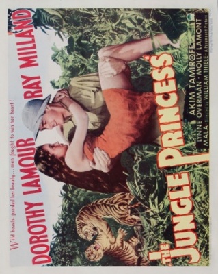 The Jungle Princess movie poster (1936) metal framed poster