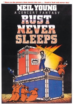 Rust Never Sleeps movie poster (1979) metal framed poster