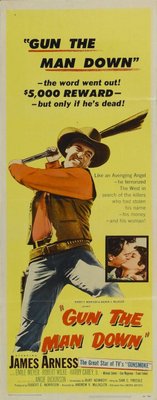 Gun the Man Down movie poster (1956) t-shirt