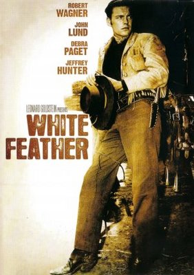 White Feather movie poster (1955) pillow