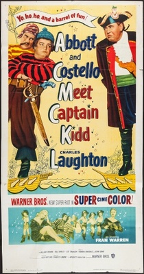 Abbott and Costello Meet Captain Kidd movie poster (1952) wood print