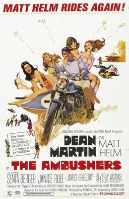 The Ambushers movie poster (1967) canvas poster
