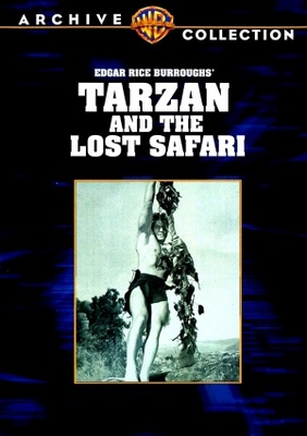 Tarzan and the Lost Safari movie poster (1957) metal framed poster