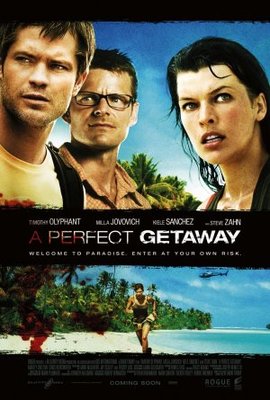 A Perfect Getaway movie poster (2009) poster with hanger