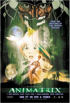The Animatrix movie poster (2003) wood print