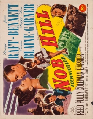 Nob Hill movie poster (1945) wood print