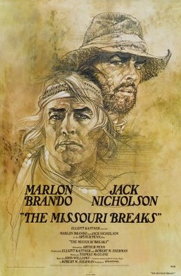 The Missouri Breaks movie poster (1976) t-shirt