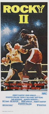 Rocky II movie poster (1979) wood print