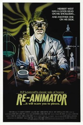 Re-Animator movie poster (1985) wooden framed poster