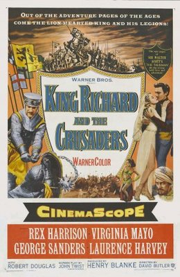 King Richard and the Crusaders movie poster (1954) tote bag