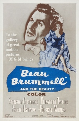 Beau Brummell movie poster (1954) canvas poster