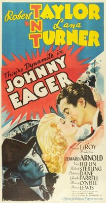Johnny Eager movie poster (1942) metal framed poster