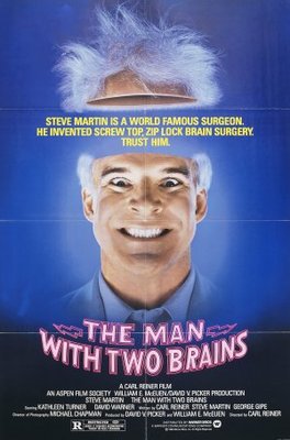 The Man with Two Brains movie poster (1983) poster with hanger