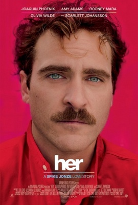 Her movie poster (2013) wooden framed poster