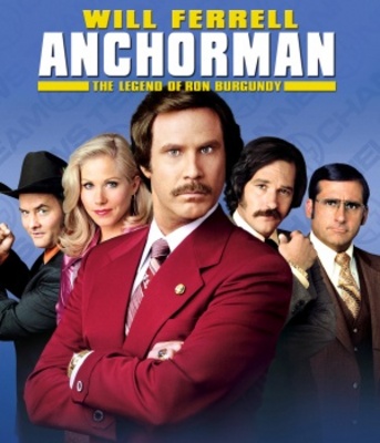 Anchorman: The Legend of Ron Burgundy movie poster (2004) canvas poster