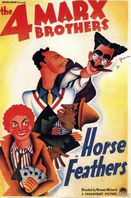 Horse Feathers movie poster (1932) pillow
