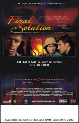 Final Solution movie poster (2001) wooden framed poster