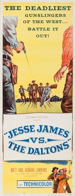 Jesse James vs. the Daltons movie poster (1954) mouse pad