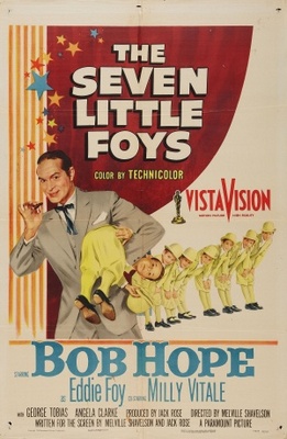 The Seven Little Foys movie poster (1955) wood print