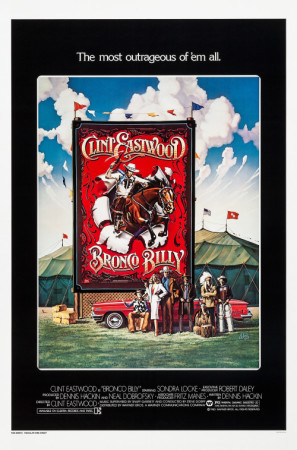 Bronco Billy movie poster (1980) metal framed poster