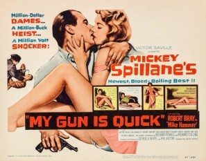 My Gun Is Quick movie poster (1957) poster with hanger