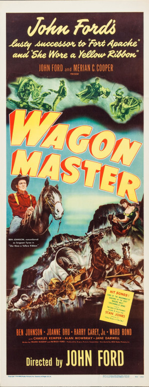 Wagon Master movie poster (1950) wooden framed poster