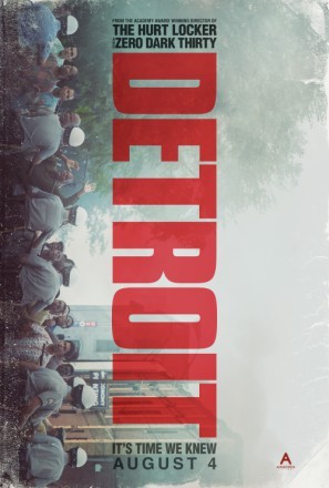 Detroit movie poster (2017) canvas poster