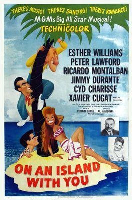 On an Island with You movie poster (1948) wood print