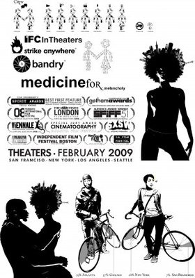Medicine for Melancholy movie poster (2008) wood print