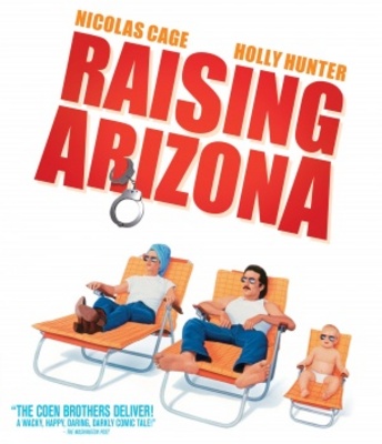 Raising Arizona movie poster (1987) pillow