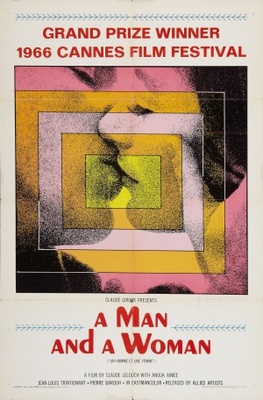 Un homme et une femme movie poster (1966) metal framed poster