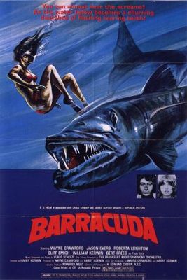Barracuda movie poster (1978) wood print