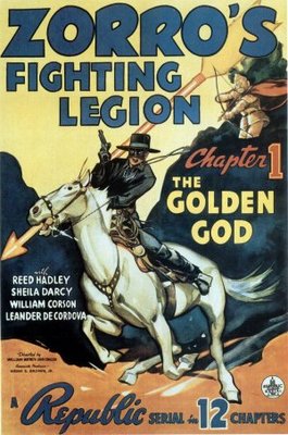 Zorro's Fighting Legion movie poster (1939) wooden framed poster