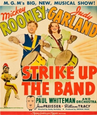 Strike Up the Band movie poster (1940) metal framed poster