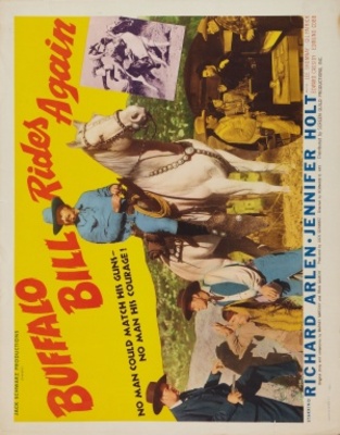 Buffalo Bill Rides Again movie poster (1947) canvas poster
