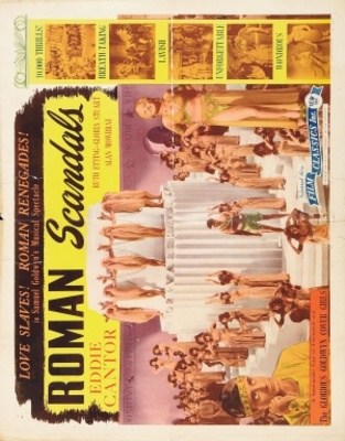 Roman Scandals movie poster (1933) metal framed poster