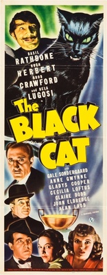 The Black Cat movie poster (1934) metal framed poster