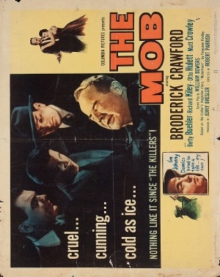 The Mob movie poster (1951) pillow