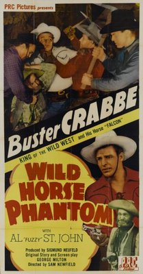 Wild Horse Phantom movie poster (1944) metal framed poster