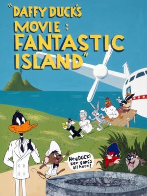 Daffy Duck's Movie: Fantastic Island movie poster (1983) tote bag