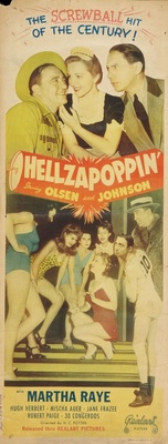 Hellzapoppin movie poster (1941) wooden framed poster
