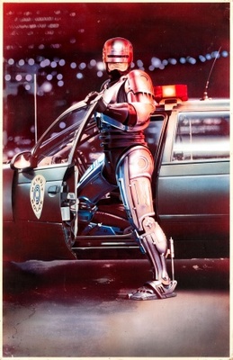 RoboCop movie poster (1987) wooden framed poster