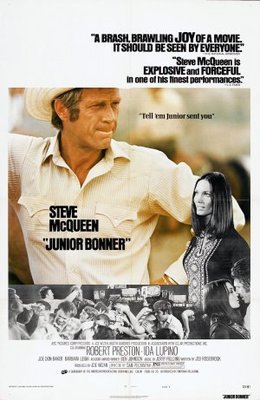 Junior Bonner movie poster (1972) metal framed poster