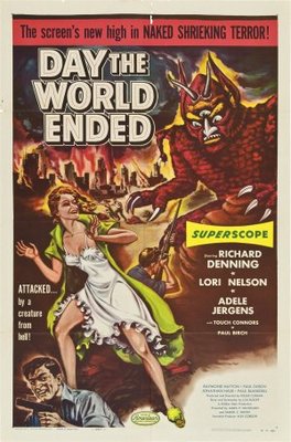Day the World Ended movie poster (1956) pillow